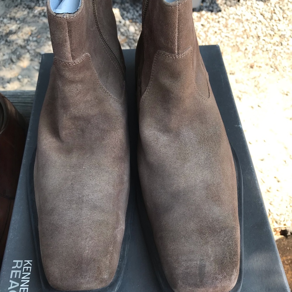 Mens Suede Size 12 Boots -Kenneth Cole